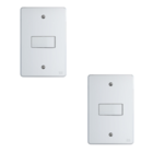 Kit Conjunto Interruptor 4x2 | 1 Tecla Paralelo 10a 250v 2 Pe